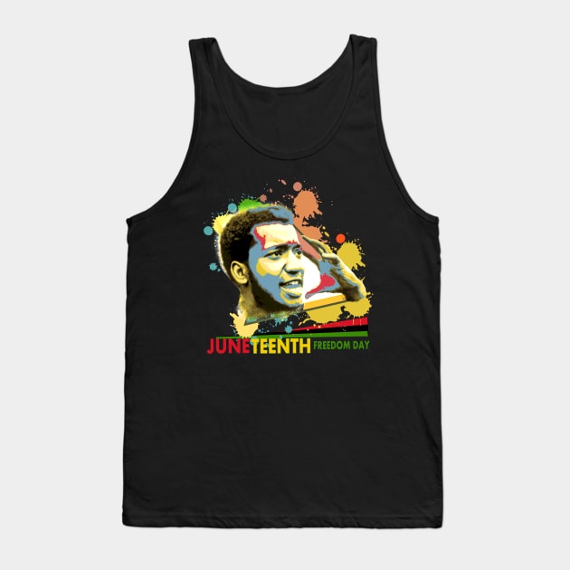 Juneteenth Day Tank Top by Creation Cartoon